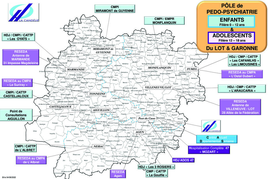 LOCALISATIONS STRUCTURES PEDOPSY ADO DANS LE DEPARTEMENT